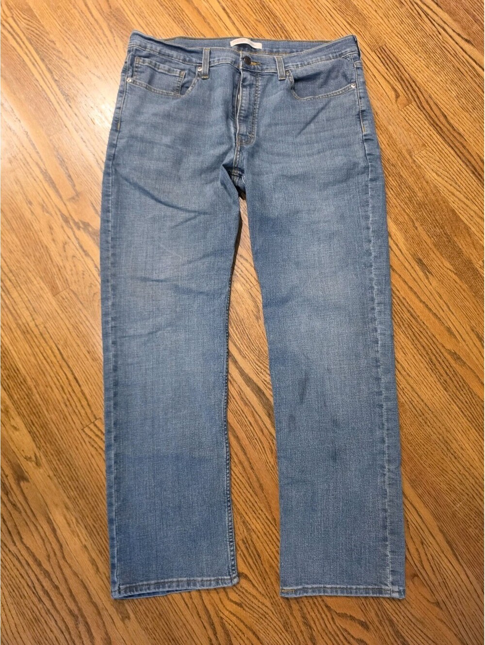 Men Signature Levi Strauss Regular Fit Jeans Flex Comfort Straight Leg 36" X 30"